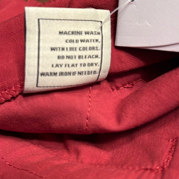 Swet Tailor Men’s The Everyday Chino Short in Red Wine soft Size 38 NWT - Picture 7 of 8